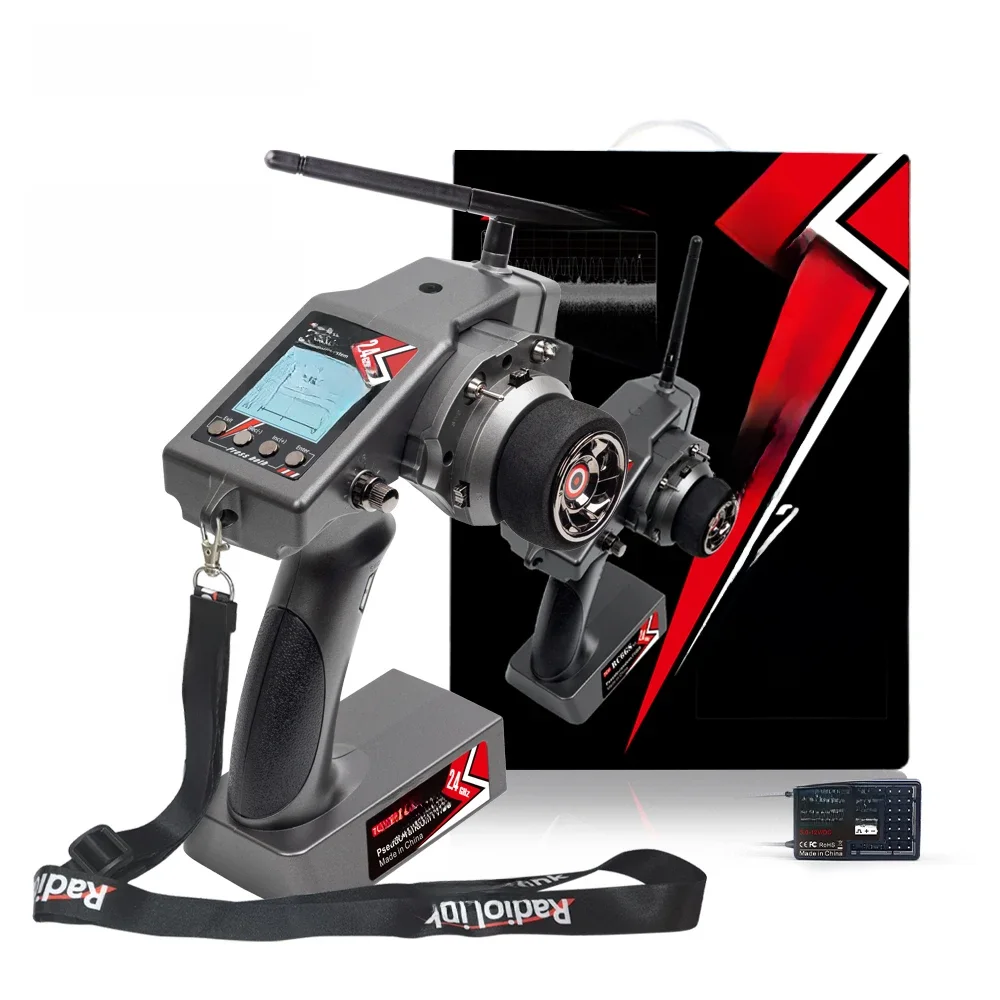 Radiolink RC6GS V3 2.4G 7-kanaals radiozender met R7FG-ontvanger Gyro Telemetrie Inclusief afstandsbediening voor RC autoboot - afbeelding 2