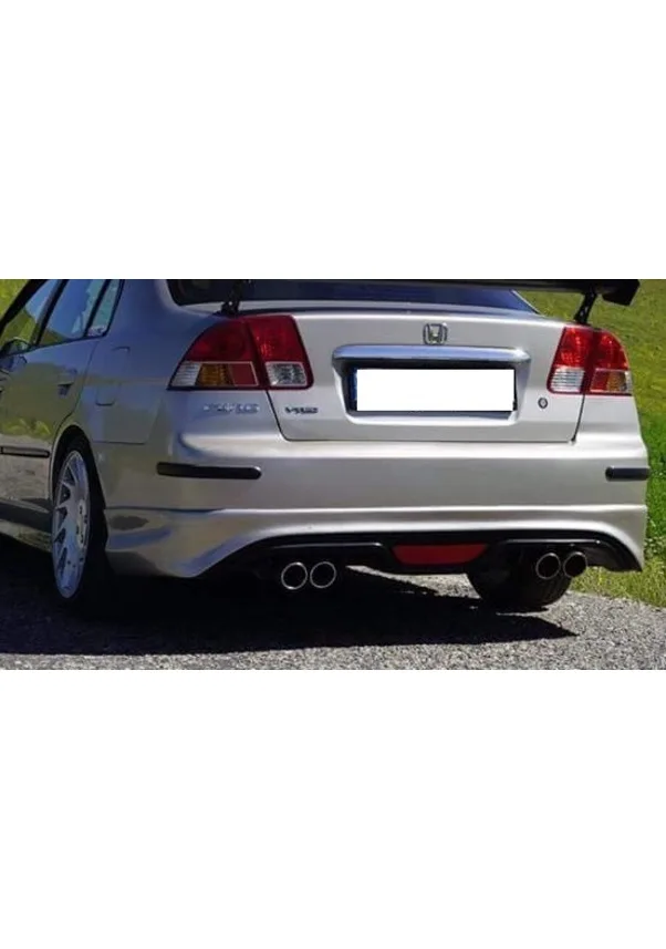 For HONDA CIVIC VTEC 2 REAR BUMPER ATTACHMENT CUSTOM DIFFUSER 2001-2006 lip rear bumper lip