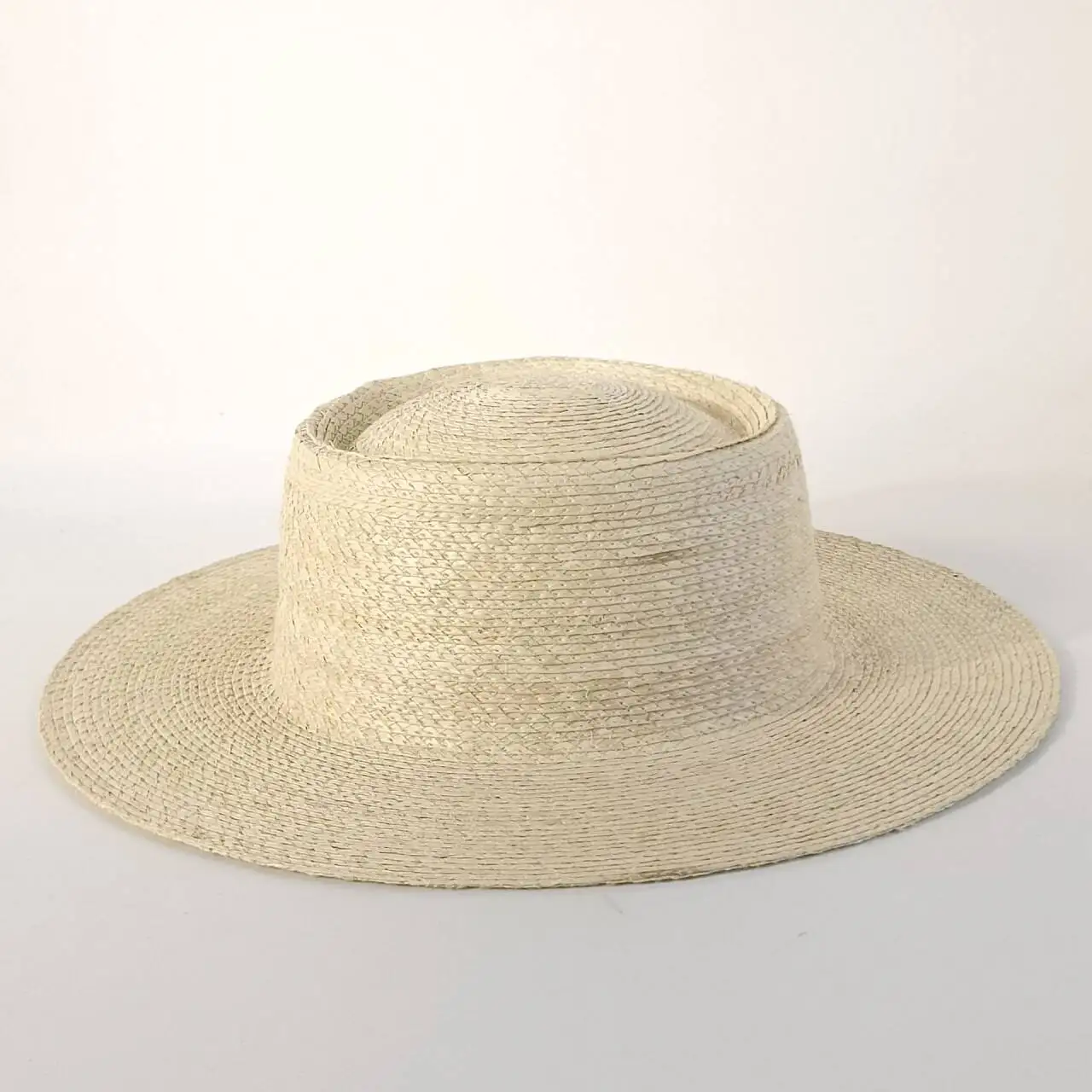 100% Natural Palm Leaf Straw Hat Adjustable 56-58cm Wide Brim UV Protection Summer Beach Fedora Hat for Women Men밀짚모자 여성