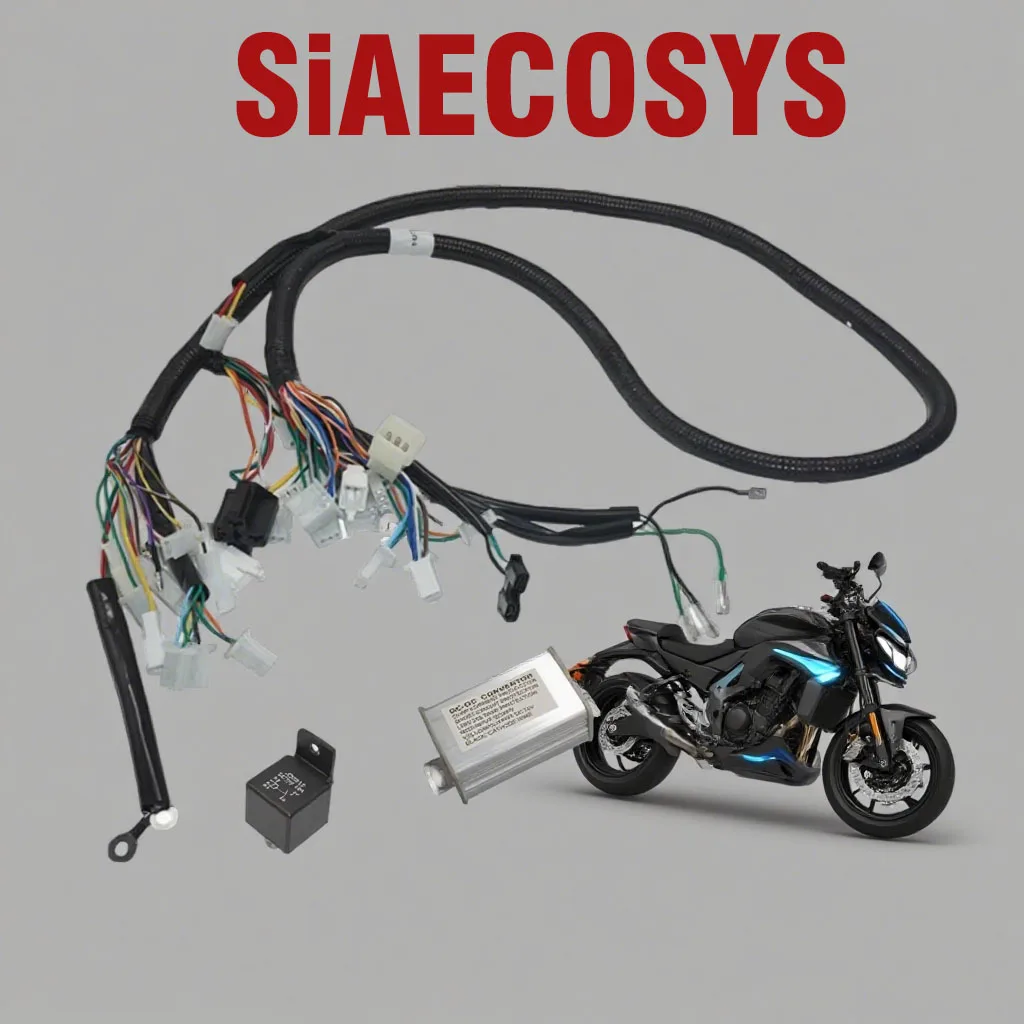 

Fardriver Controller Wiring Harness for Hall/Encoder Motor and Display System, IP67 Waterproof Plug and Play for E-Motorcycle