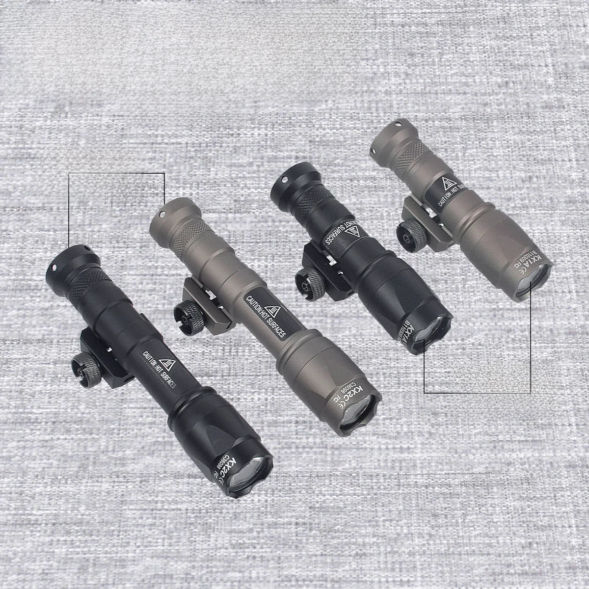 Latarka taktyczna SureFire Airsoft M600C M600 M300 Scout Light AR15 do karabinów, latarka LED do polowań, reflektor SF M300A, lampa do broni — zdjęcie 2