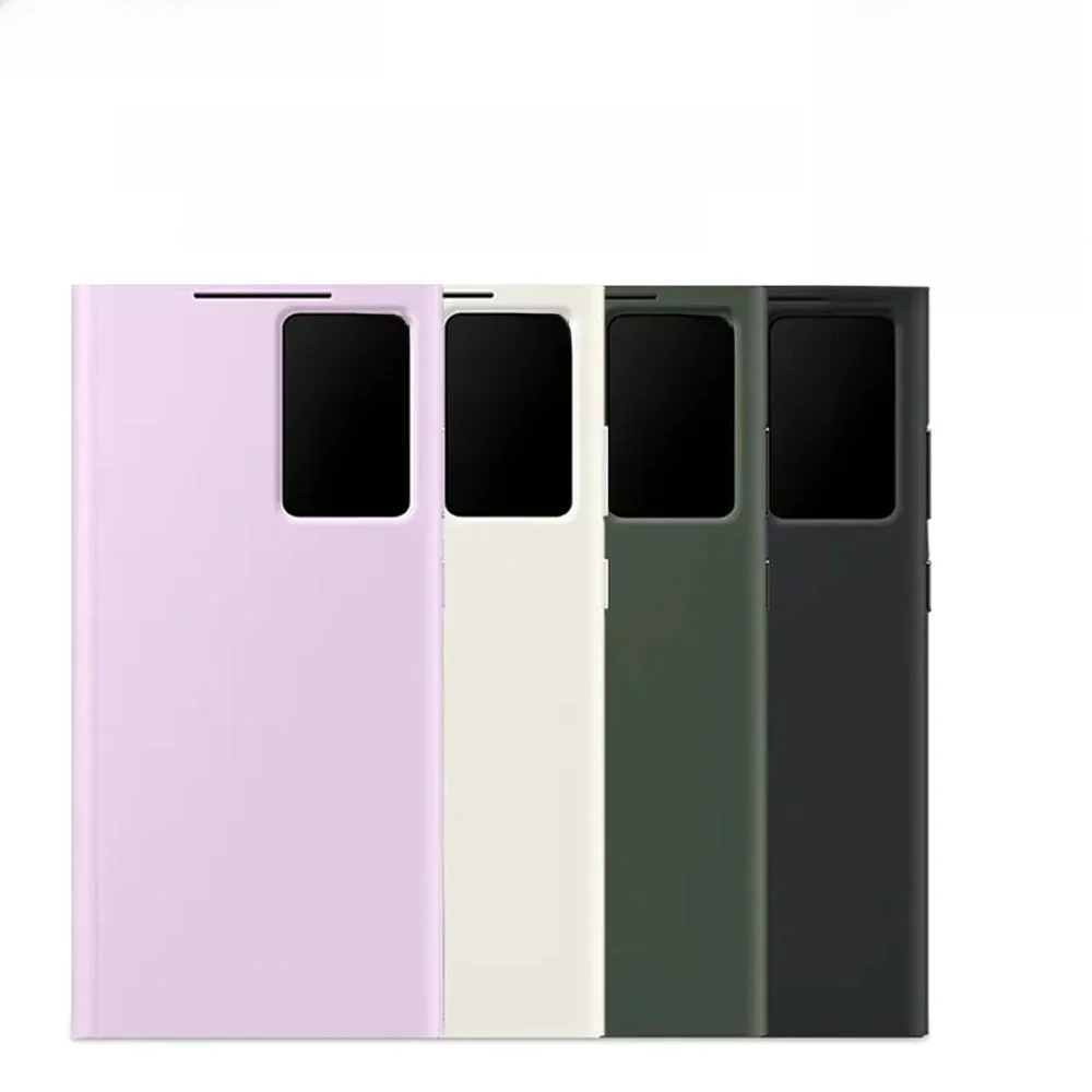 Originele Voor Samsung Galaxy S23 Ultra Smart View Wallet Flip Case voor Galaxy S23Ultra Smart View Telefoon Cover SM-S918B - afbeelding 2