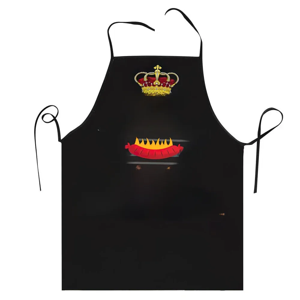 BBQ Master King Of The Grill Tablier à bavette Femmes Hommes Unisexe Cuisine Chef Barbecue Amant Tablier Cuisine pour Cuisine Cuisson Jardinage
