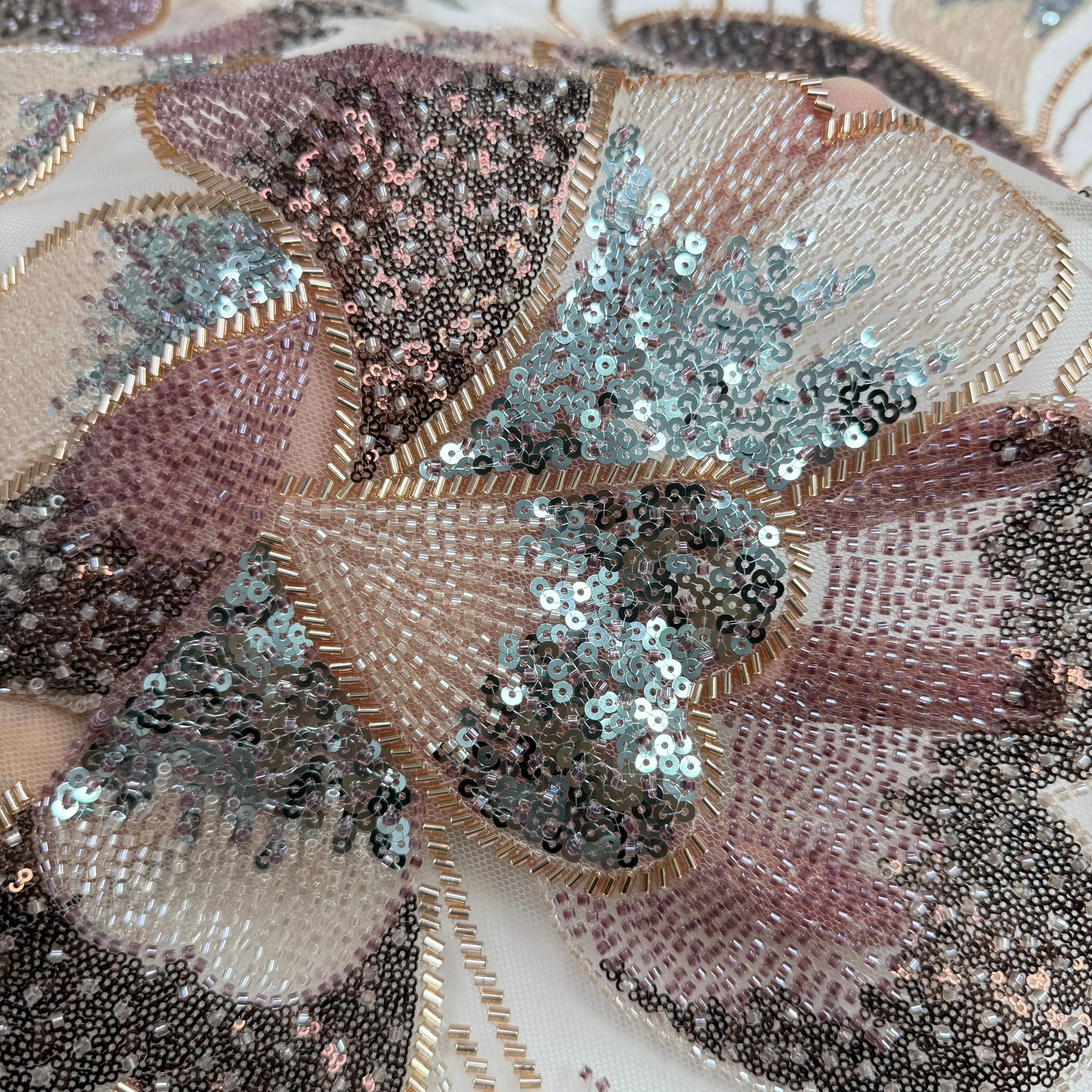 

Роскошная африканская кружевная ткань ручной работы с бисером, французский тюль, блестки, вышивка, кружевная ткань с художественным узором для свадебного платья