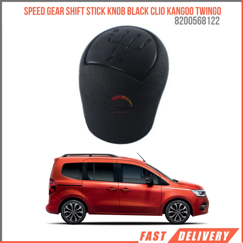 For Speed Gear Shift Stick Knob Black Clio 2001-2008 Kangoo 2001-2008 Twingo 2001-2008 Logan All Models Oem 8200568122