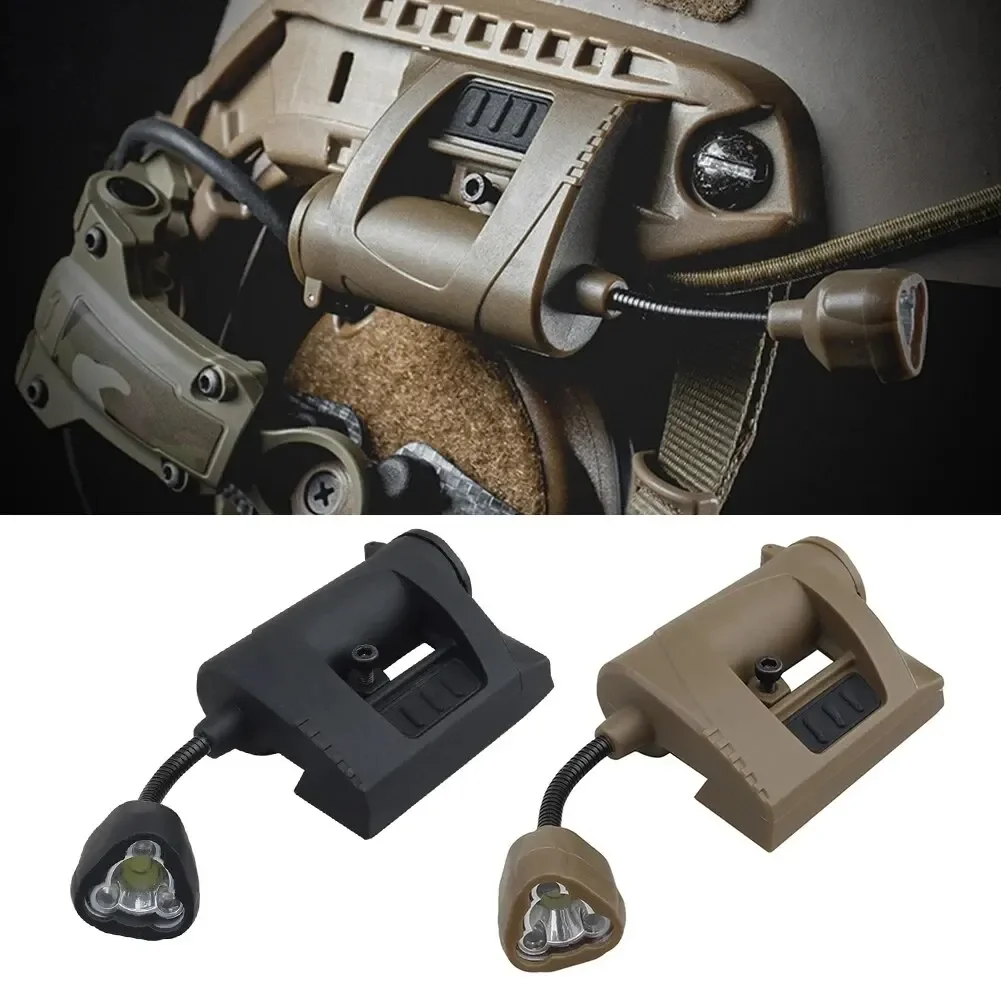 AliExpress NONE Tactical Helmet Light 3 Modes LED Flashlight Outdoor Night Lighting For Laser Hunting Military Cycling Fishing Helmet Lamp