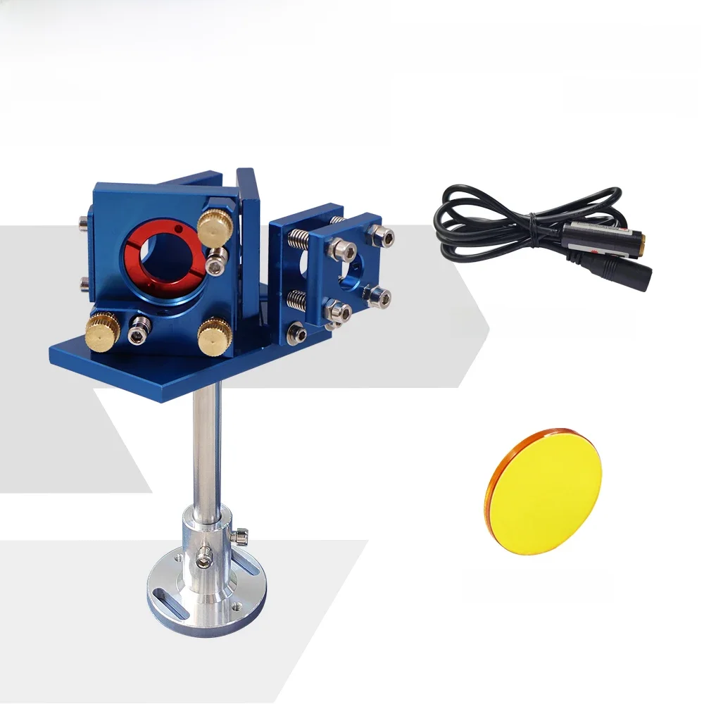 FONLAND 20mm ZnSe Laser Beam Combiner + Mount + Laser Pointer Blue Beam Combiner Set do maszyny do grawerowania laserowego CO2 — zdjęcie 2