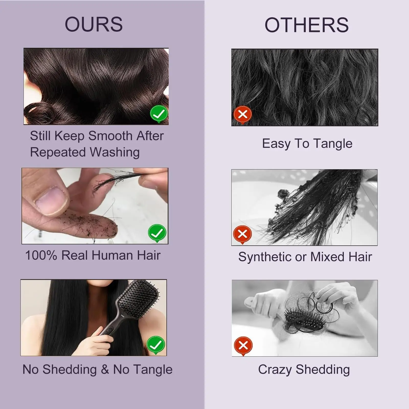 Deep Wave 1 3 Bundles 100% Human Hair Bundles Deep Wave Human Hair Bundle Human Hair Extensions Natural Black For Women