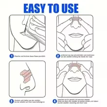 100pcs/Lo Anti-snoring Man Sticker 66x19mm Better Breath Nasal Strips Snore Saver Health Care Effective Anti Snoring Plaster