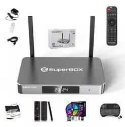 Buy 2 get 1 free SuperBox S6 Ultra, 6K Ultra HD with Premium Apps-Voice Remote