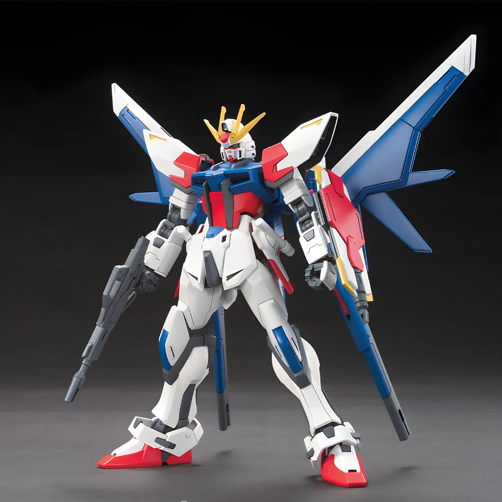 BANDAI Modello di assemblaggio originale HG1/144 BUILD STRIKE GUNDAM PACCHETTO COMPLETO Figurine di personaggi anime assemblare da collezione Disponibile
