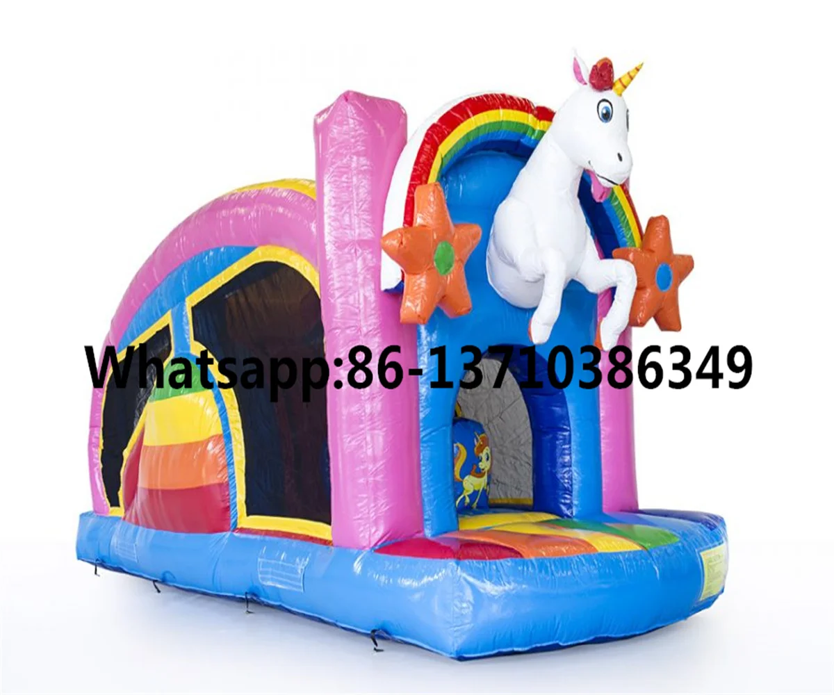 

Factory hot-selling commercial adult children inflatable Obstacle course slide BD-018