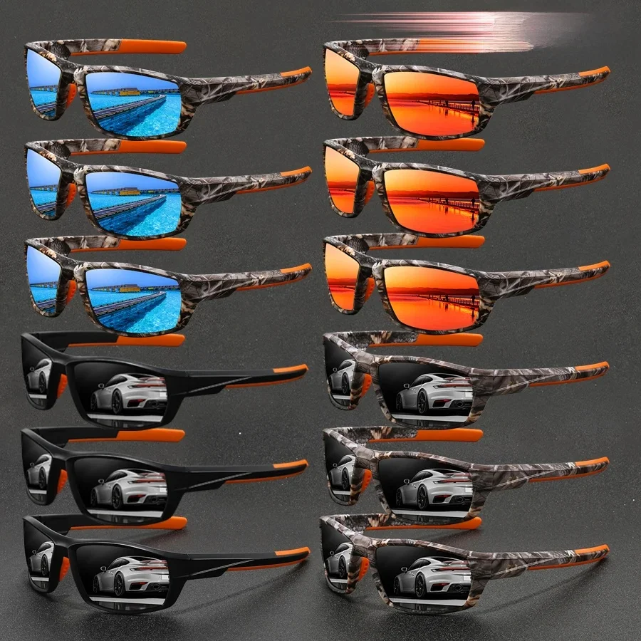 AliExpress AOOYOWEILY 12 PCS Fashion Vintage Pattern Driving Fishing Cycling Sports Sunglasses Menwomen Running Mountaineering Glasses UV400 Eyewear