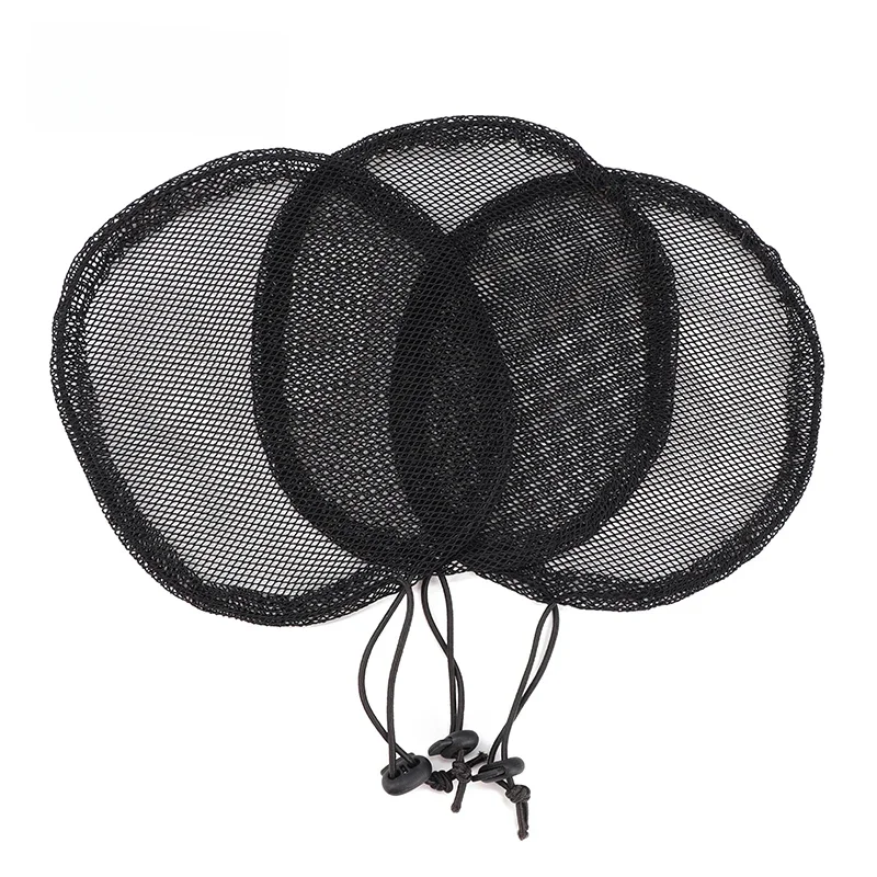 Nunify Mesh Cap To Make Ponytail Black Hair Bun Ponytail Net Wig Caps For Making Ponytail With Adjustable Back Guleless Hairnet — zdjęcie 2