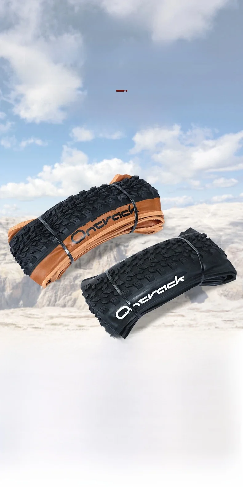 AliExpress Ontrack ONTRACK FOLDED TIRE MTB 26/27.5/29X2.10 CUTLASS 30TPI  BROWN WALL SKIN