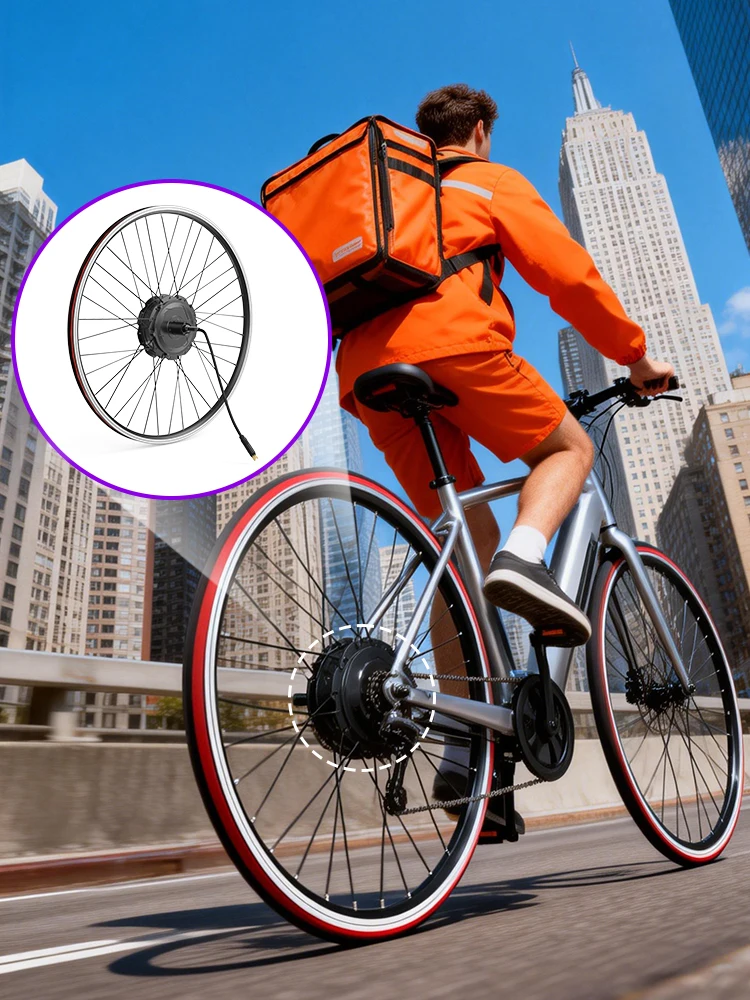 Bafang Nabenmotor 48V750W 500W Elektrofahrrad Umbausatz V-Bremse 20" 26inch 27.5" 28 / 29" 700C Vorder- & Hinterradmotor Driver Erwachsenen EBike