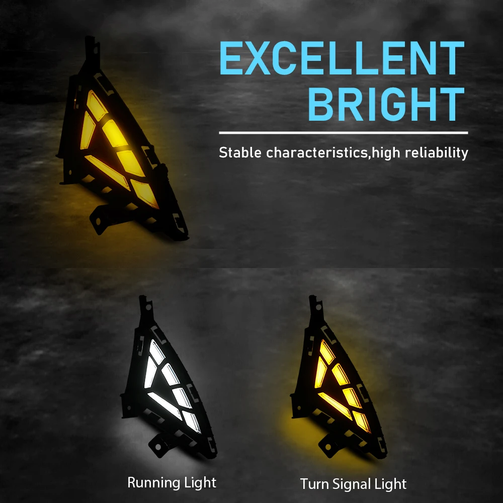 Drl النهار تشغيل ضوء مصباح الضباب ث/بدوره مصباح إشارة صالح ل 2021 2022 هيونداي إلنترا مقاوم للماء سنوبروف الغبار #3