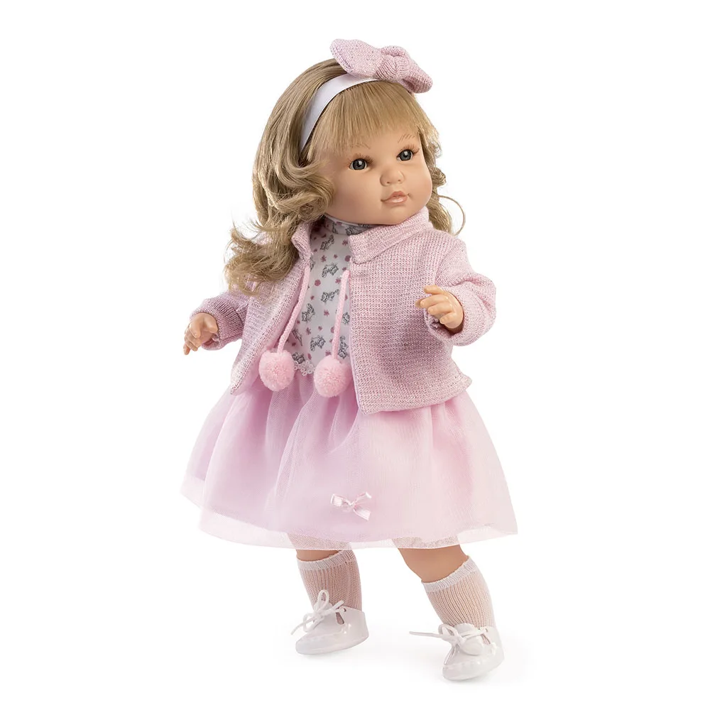 Berbese Talking jenny Doll Pink Jacket 44241 Dolls For Girls Dolls Toys For Girls Dolls bambole appena nate
