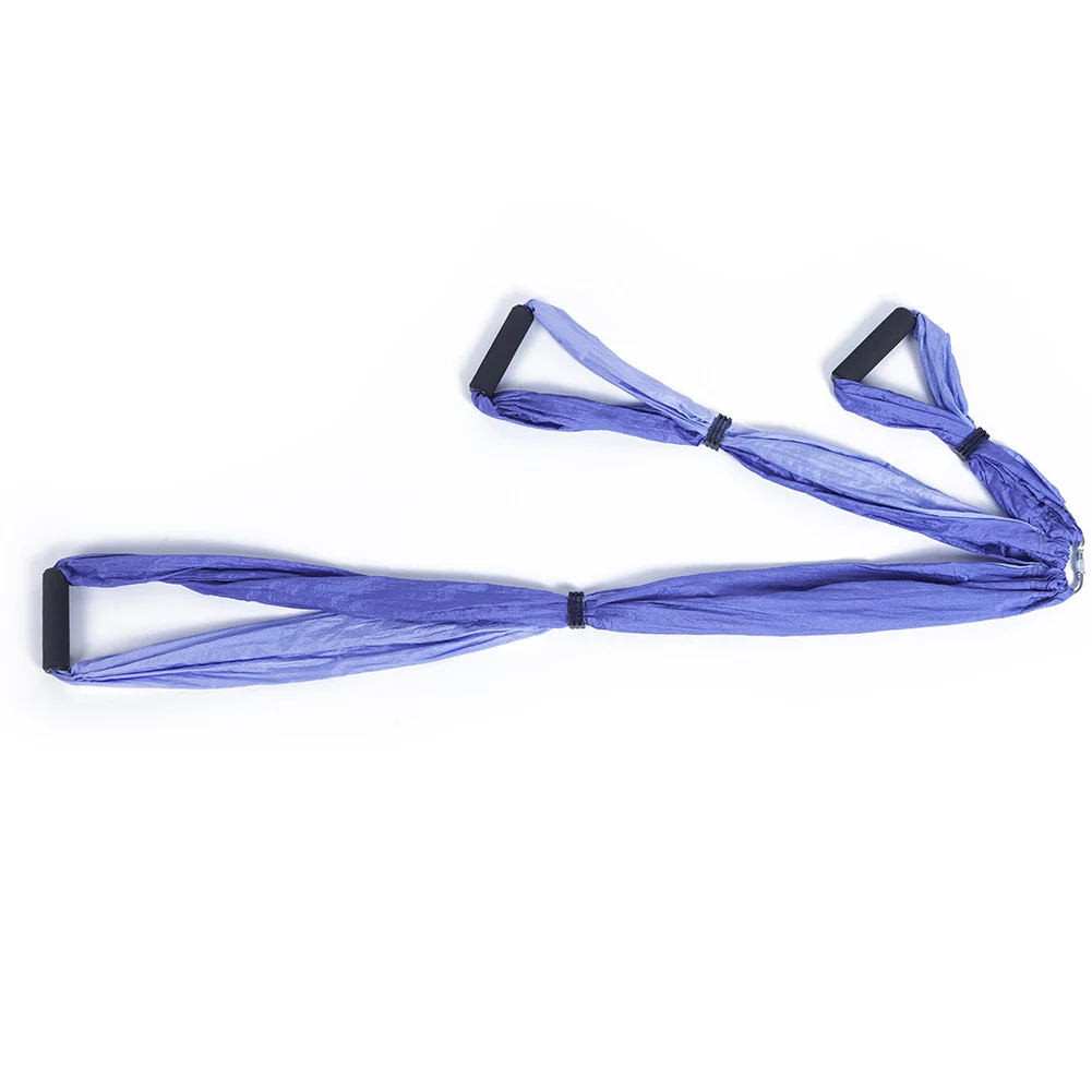 Antygrawitacyjna antena joga Fitness wiszący uchwyt inwersja huśtawka chusta hamak z piankowym uchwytem regulowana wysokość 250x150cm