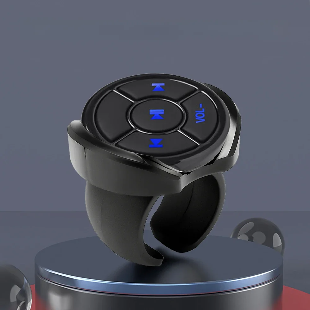 AliExpress kebidumei Wireless Bluetooth 5.0 Remote Controller Media Button Car Motorcycle Bike Steering Wheel Music Play for IOS Android Phone Tablet