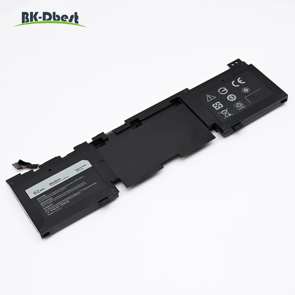 Bk-dbest-batería N1WM4 para portátil, para Dell Alienware 13 R2, 13,3 ", 2VMGK, 62wh, 15,2 V, alta calidad