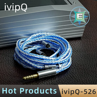 ivipQ -526 24 Core Silver Plated Earphone Upgrade Cable,With/QDC/MMCX/Recessed2PIN/3.5/4.4/For LZ A7 ZSX C12 V90 NX7MK4/BL-03