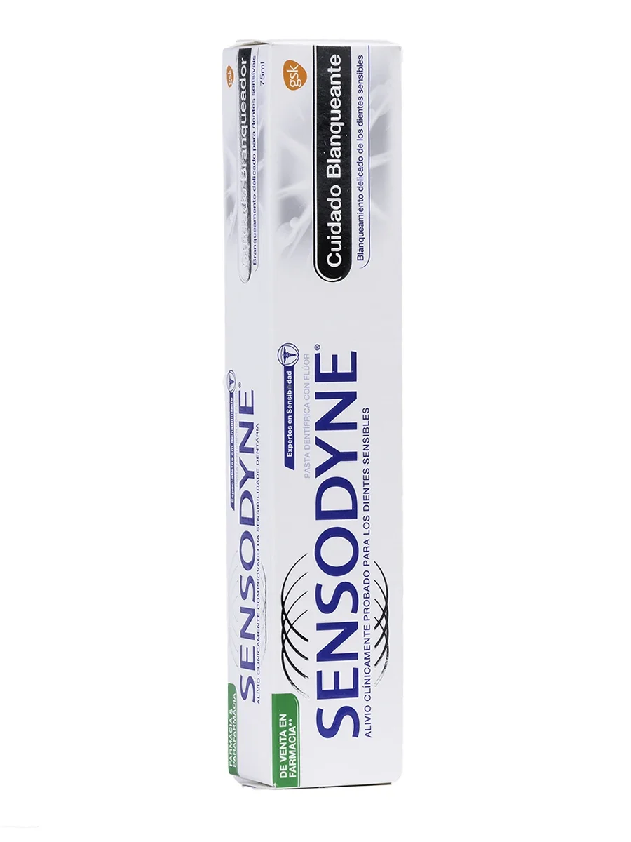 Sensodyne Creme Dental para Branqueamento, 75 ml Alívio clinicamente testado para dentes sensíveis