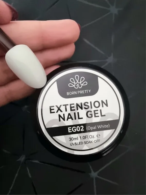 BORN PRETTY 60/30ml Hard Jelly Extension Nail Gel Polish French Nails Nude Pink White Clear Nail Supplies Gel for extension photo review