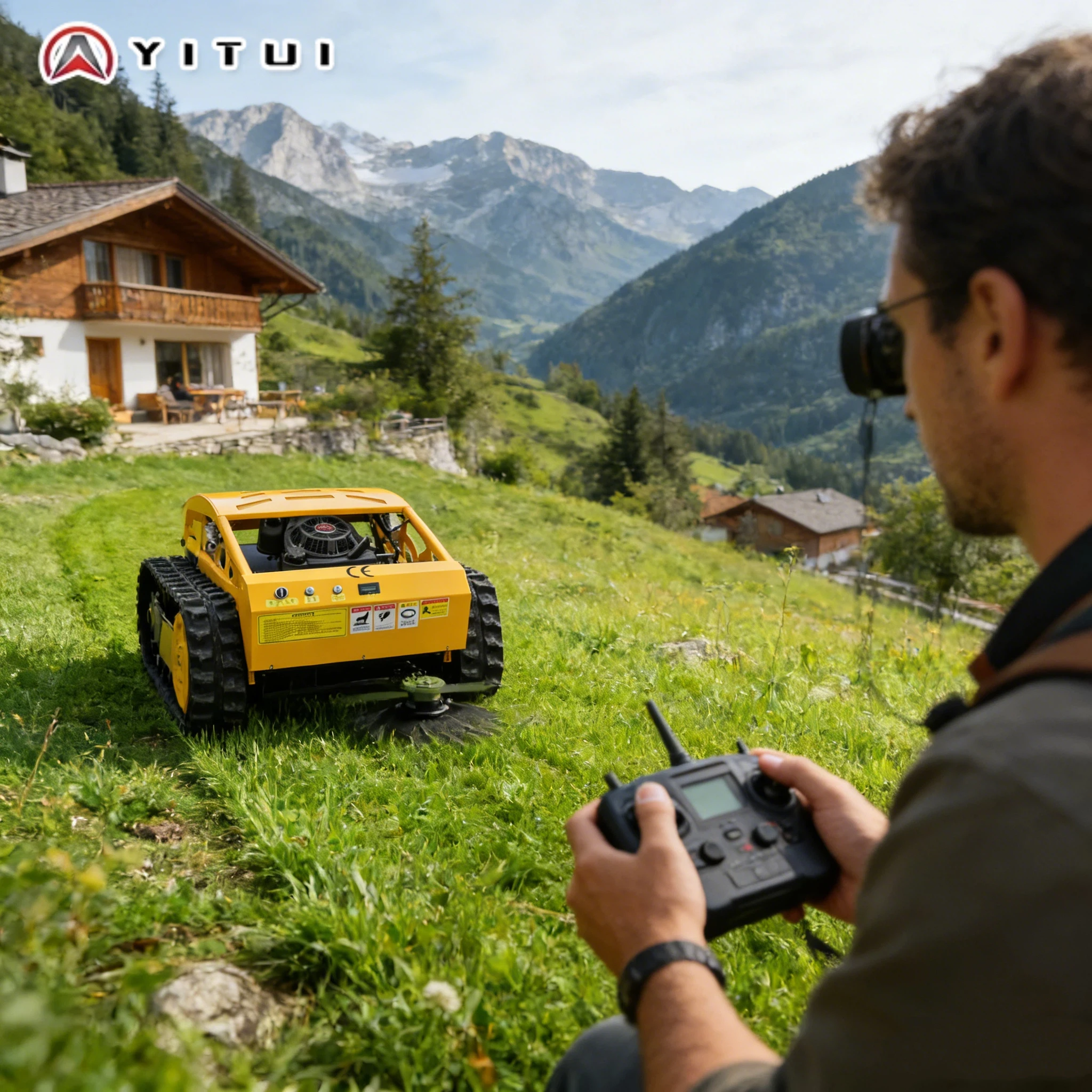 

Customized Remote Control Lawn Mower Factory Direct Cheap Price Ce Ep Certified Professional Garden Grass Cutting Equipment