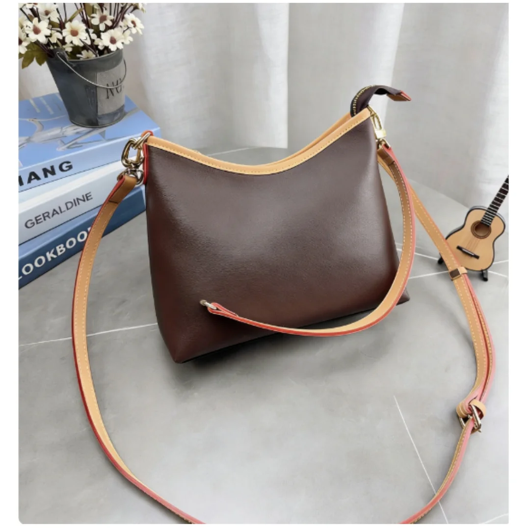 

New Size 25CM Women's Fashionable And Versatile Letter Print Double-shoulder Strap Single-shoulder Crossbody Bag No Box