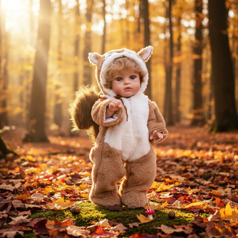 

Cloveray 20 inch New Realistic Reborn Baby Doll Super Soft Vinyl Doll Full Body Vinyl Handmade Original Toy For Kid Xmas Gift