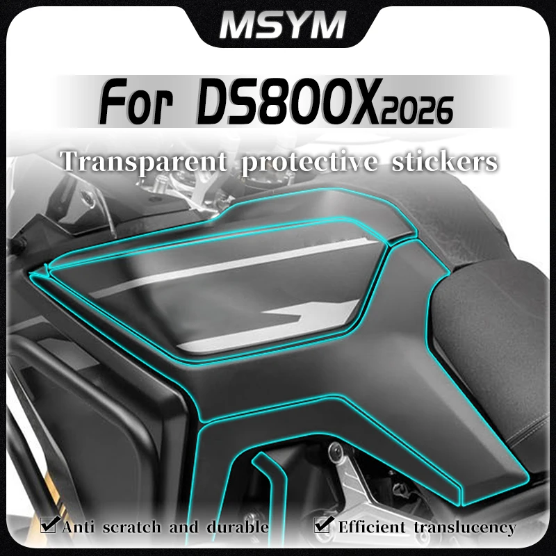 For VOGE DS800X 2026 Invisible Car Cover Film Protective Stickers On Both Sides Of The Fuel Tank Modified Motorcycle Accessories