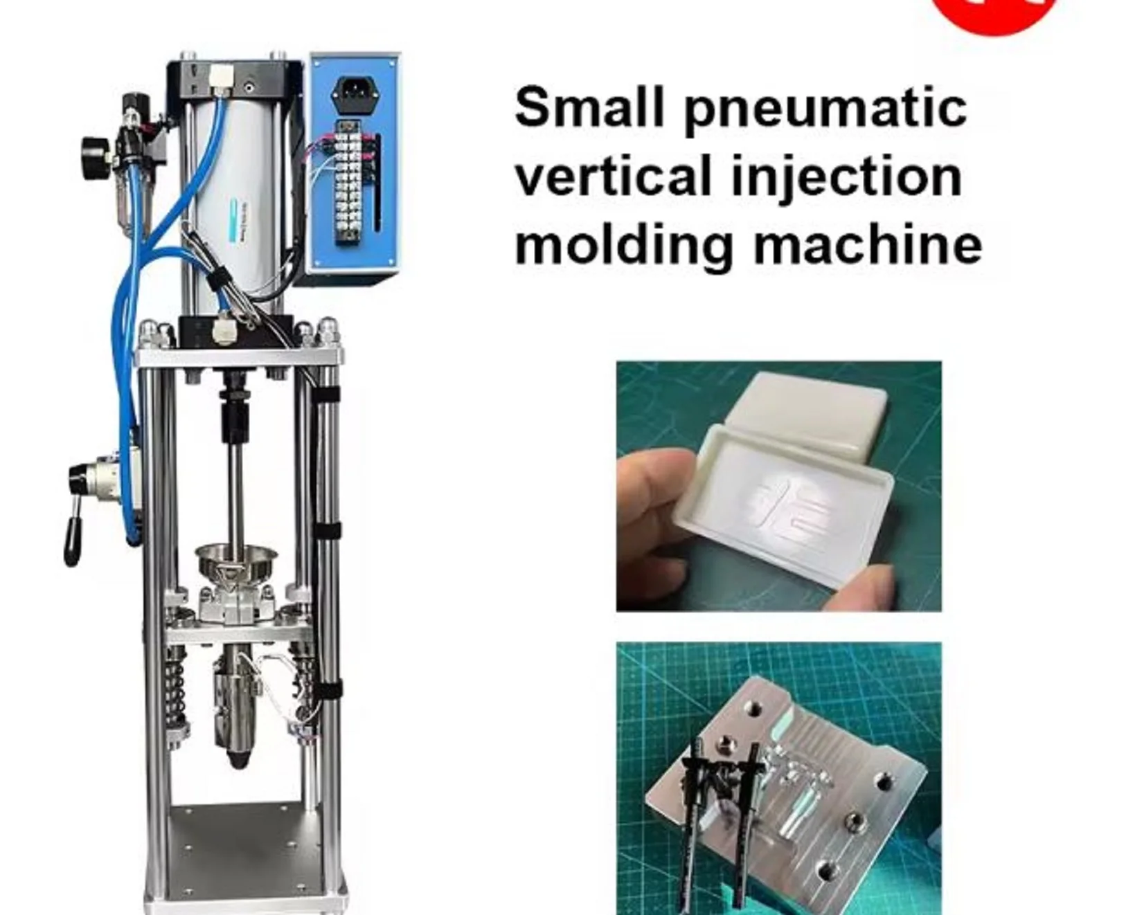 

Верхняя настольная вертикальная маленькая литьевая машина 20 г для лабораторных исследований