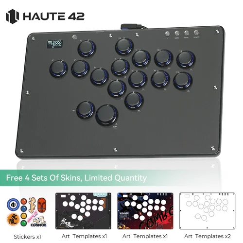 Imagen 1 del producto Alta42 FightStick Joystick Arcade Hitbox botón llanta controlador sin palanca para PC/PS4/PS5/Control de interruptor controlador de palo Arcade