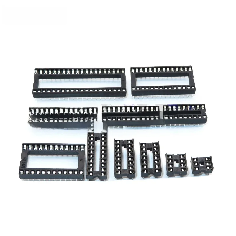 10 sztuk IC gniazda DIP6 DIP8 DIP14 DIP16 DIP18 DIP20 DIP28 DIP40 złącze wtykowe gniazdo DIP 6 8 14 16 18 20 24 28 40 pin — zdjęcie 2
