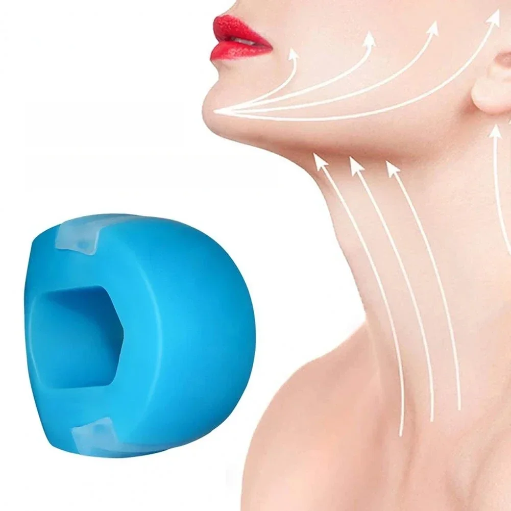 Fitness mâchoire exercice balle anti-Stress visage mâchoire exercice formateur simulateur musculaire pour pommons formateur Jawliner mâchoire Liner