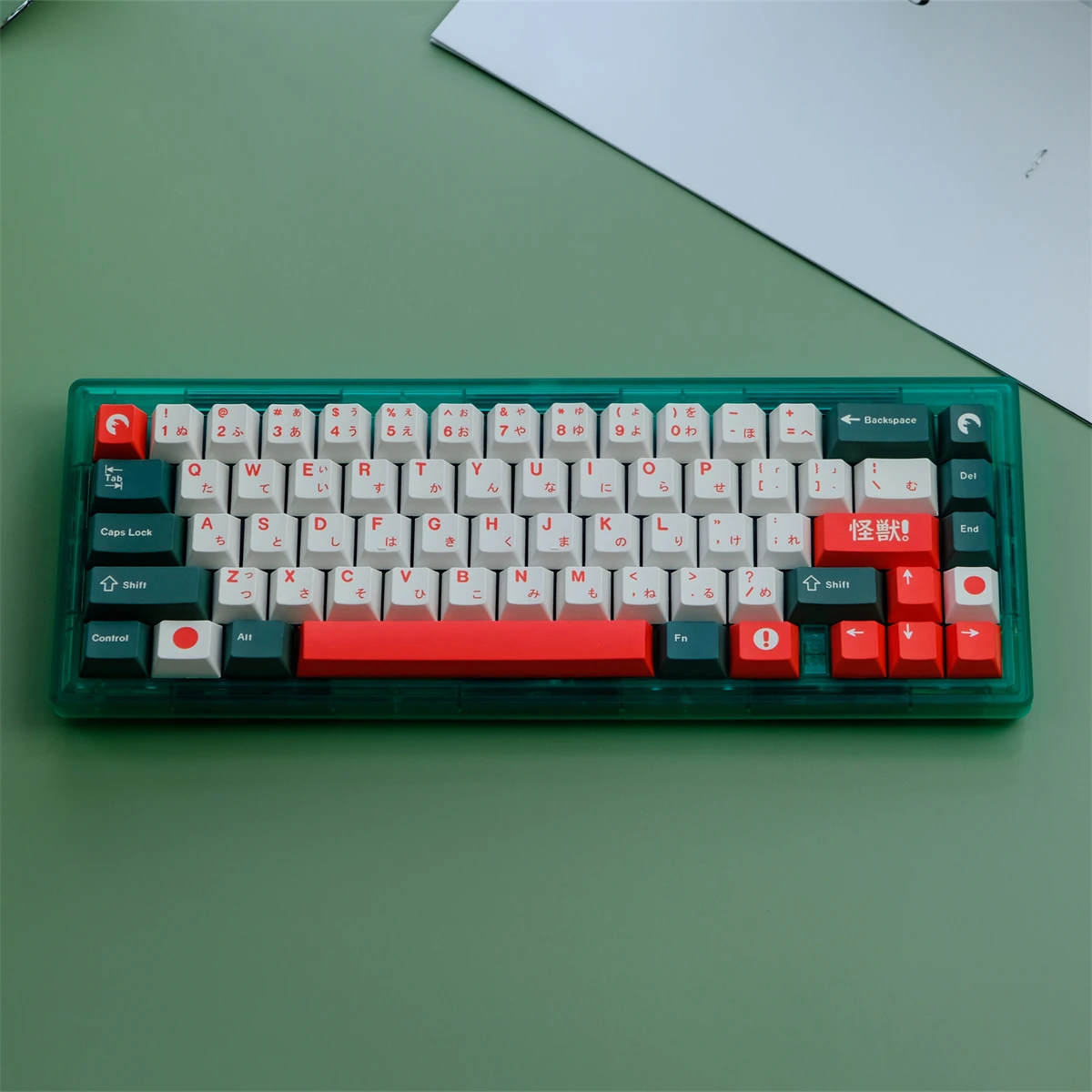 

129 Keys GMK Kaiju Keycaps Cherry Profile Japanese PBT 5-side Dye Sublimation Mechanical Keyboard Keycap For MX Switch 1.75U Shi