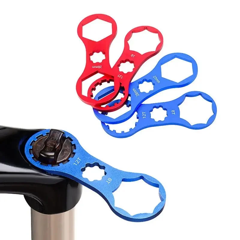 AliExpress NONE Durable Ultralight Aluminum Front Fork Wrench for Suntour XCM/XCR/XCT/RST Mountain Bike Fork CAP Spanner Disassembly Repair Tool