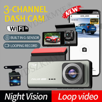 Car DVR 2/3Lens WIFI 1080P Dash Cam for Cars Video Recorder Rear View Camera for Vehicle Night Vision Black Box Car Assecories