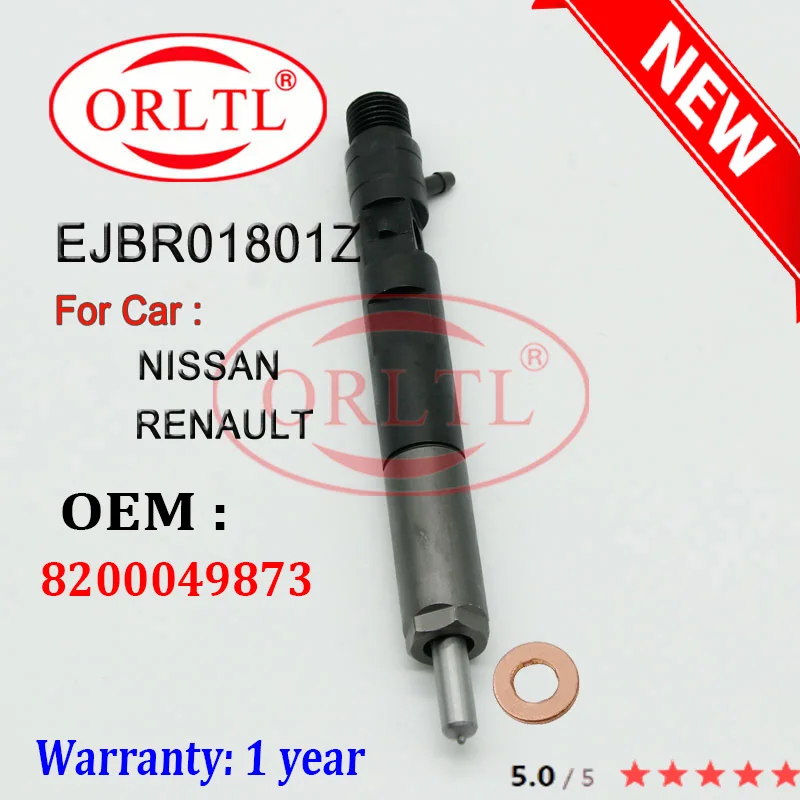 

NEW EJBR01801Z 8200049873 1801Z diesel Common Rail Injector EJB R01801Z for NISSAN RENAULT CLIO,KANGOO