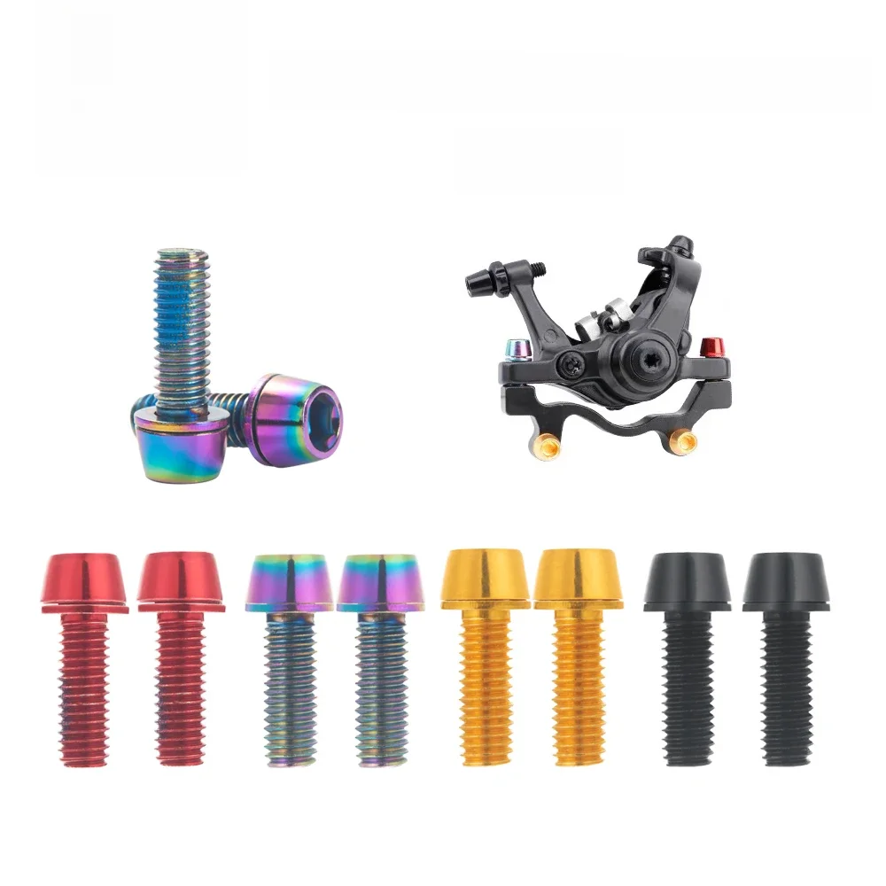 AliExpress SENSAH IIIPRO 6 Pcs Colour Bicycle Disc Brake Caliper Bolts M6x18mm MTB Bike Stainless Steel Fixing Screws
