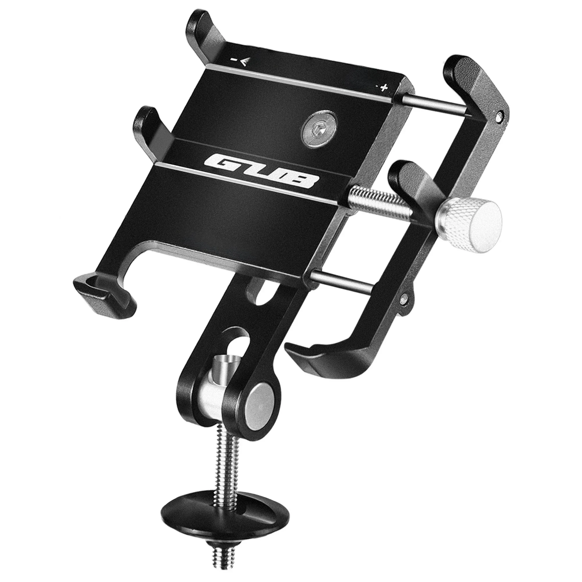 AliExpress GUB Aluminum Bicycle Phone Holder Mount Stem Bicycle Phone Headset Mount Fits for 1-1/8" 28.6mm Fork for 3.5-7inch GPS Phone
