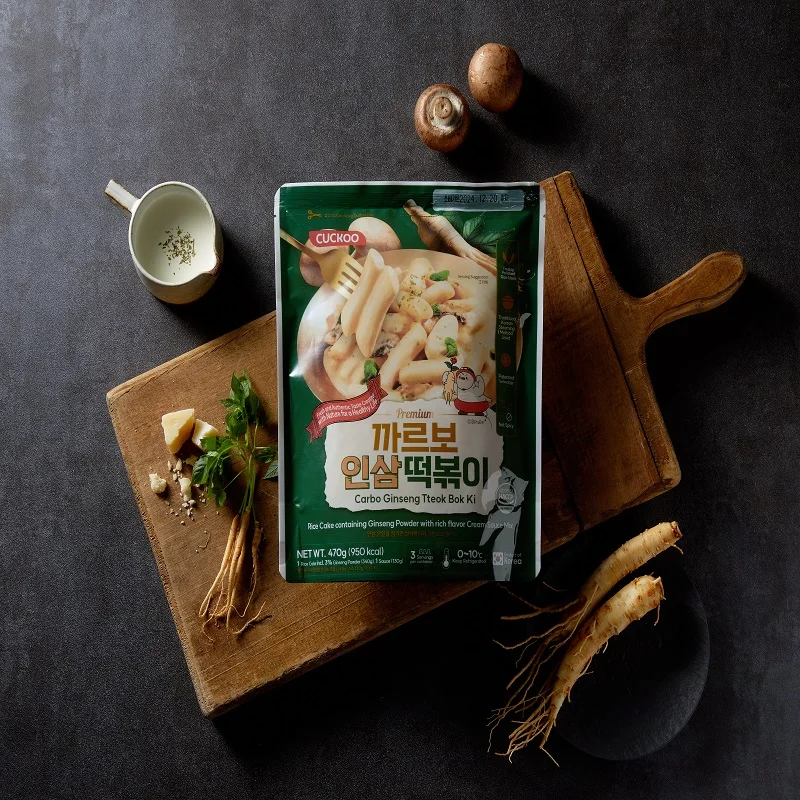 [뻐꾸기] 신메뉴! New! Premium 까르보 인삼 떡볶이 밀키트 1+1  (470g)