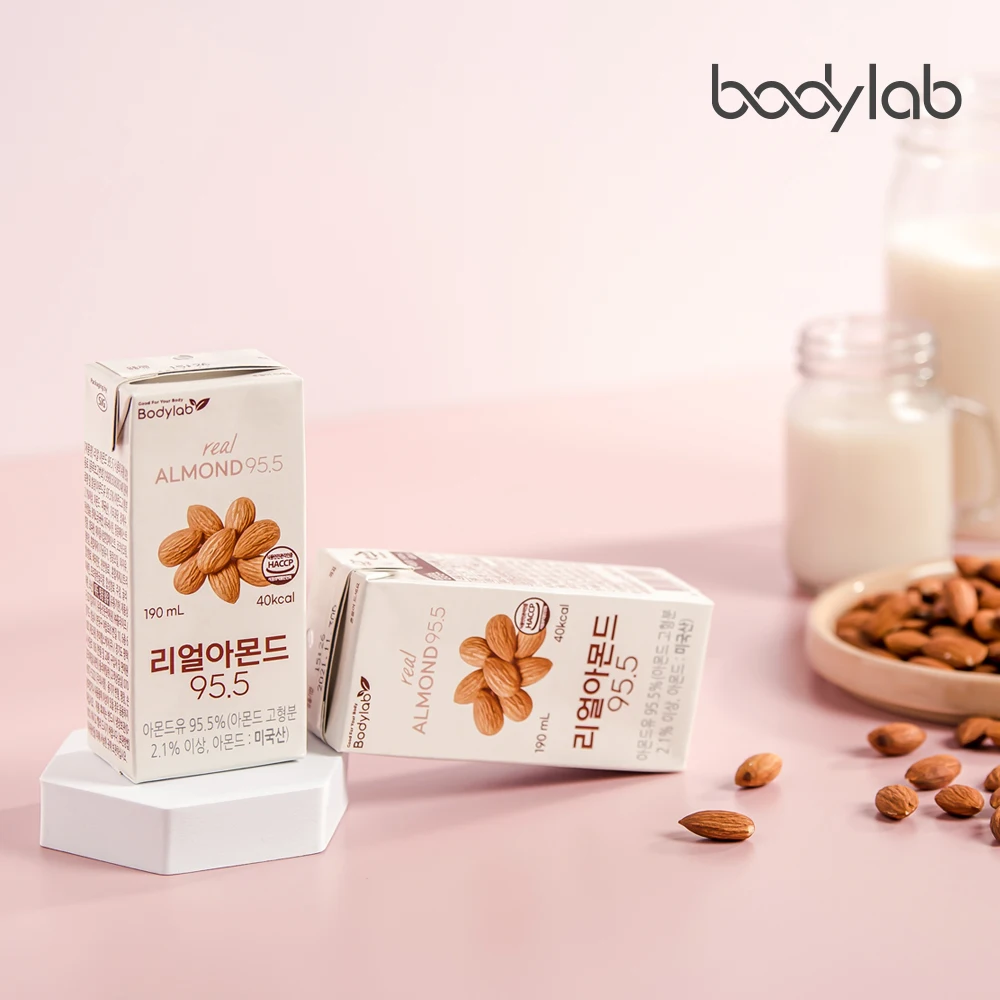 Body lab California real almond milk 95.5 190ml 24 pack x 2 box (00452-2)