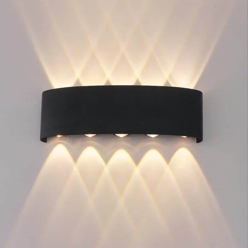 Impermeável Interior Wall Light, Up and Down LED Lamp, Quarto, Sala de estar, Corredor, Iluminação