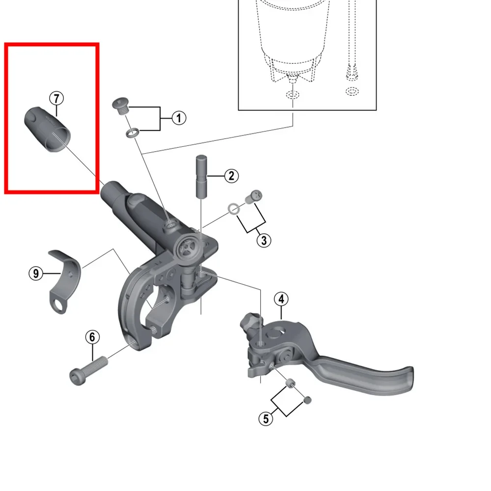 AliExpress Shimano MTB Disc Brake Lever Rubber Cover Y1XJ16000 Y8WM14000