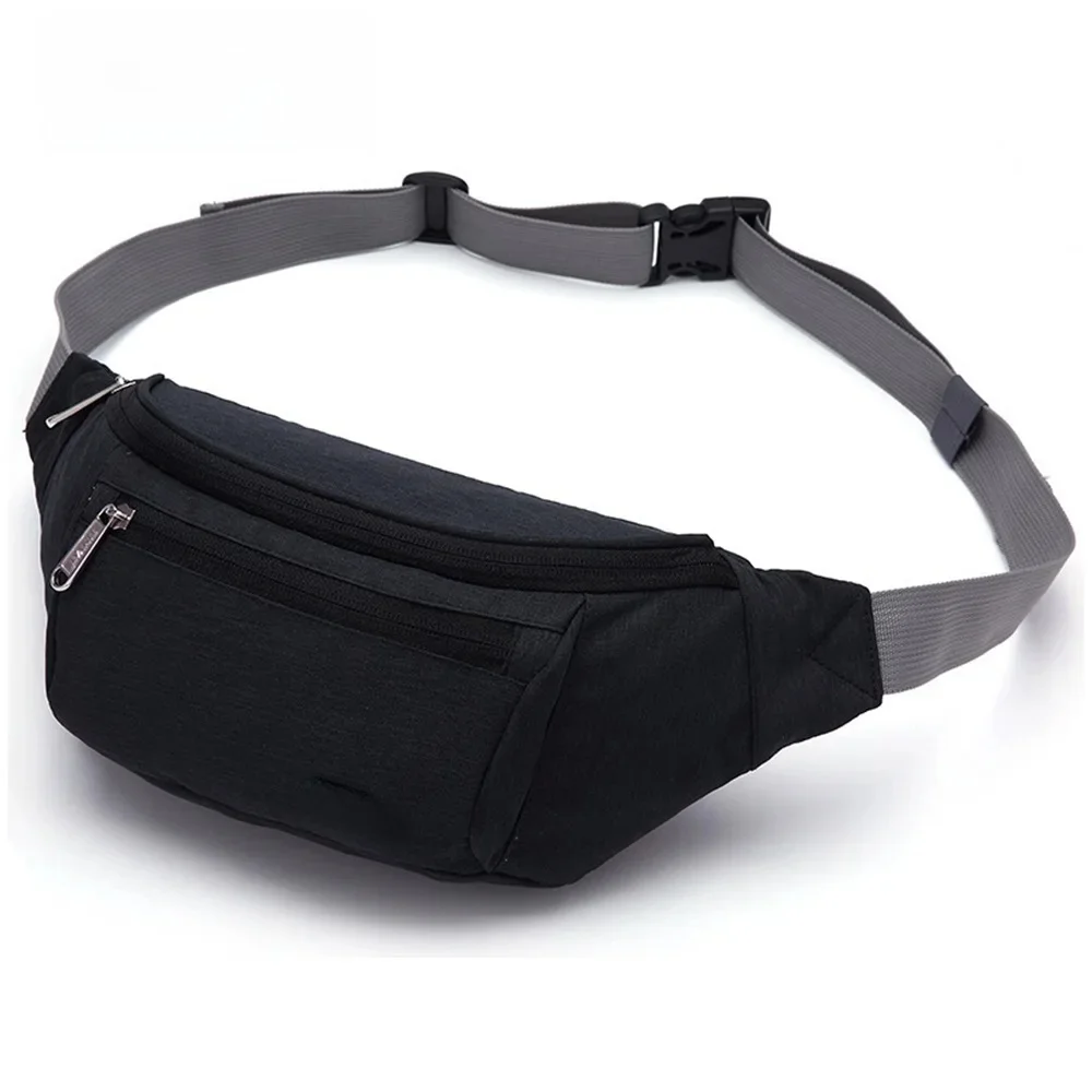 TINYAT saszetka męska podróżna torba na telefon z paskiem pokrowiec dla mężczyzn kobiety na co dzień Crossbody na ramię płótnie torba na pas Unisex torba na biodro — zdjęcie 2
