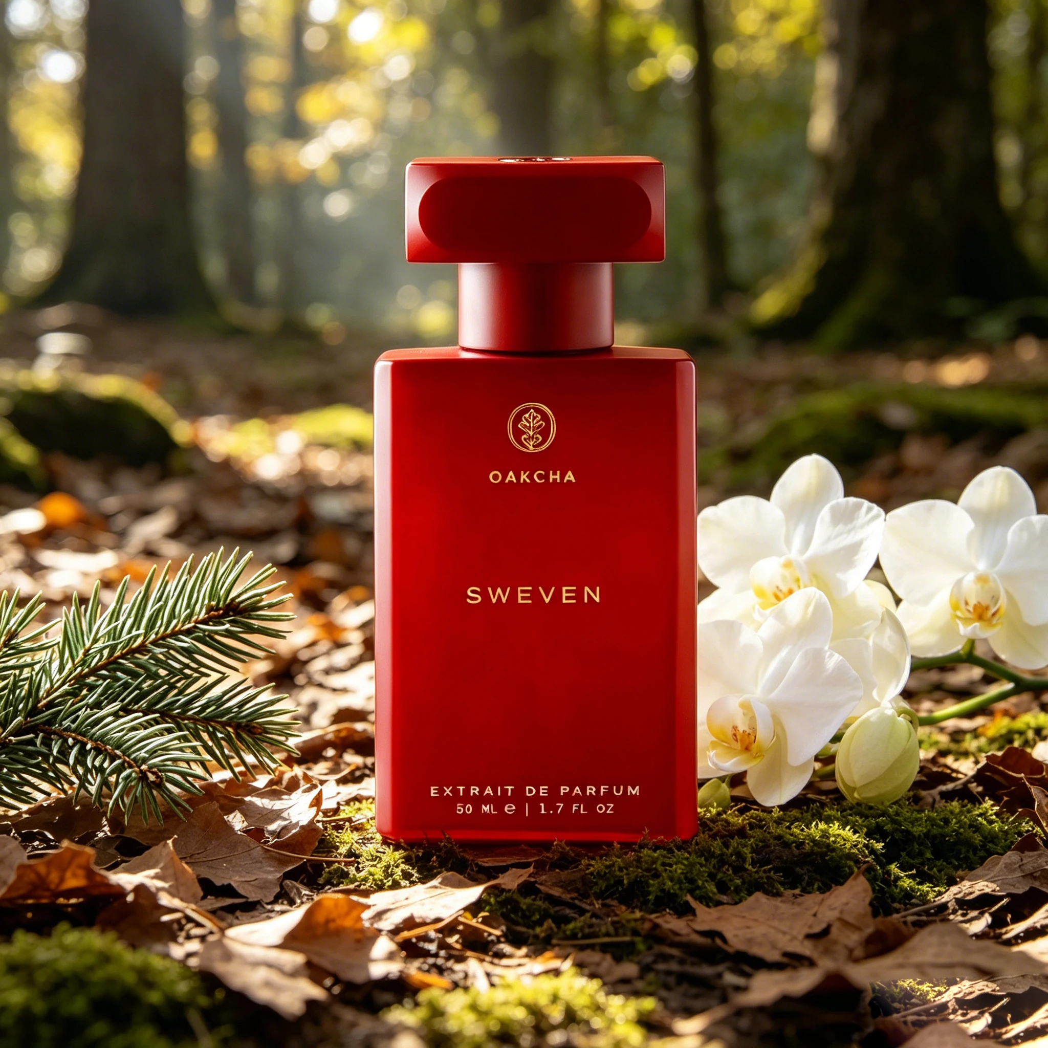 Oakcha Sweven Extrait de Parfum 50ml – Bold Oriental Woody Fragrance for Women, Long-Lasting Intense Scent for Night Wear