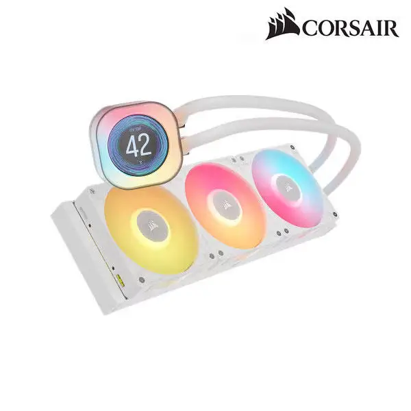 CUCCER CORSAIR iCUE LINK TITAN 360 RX LCD (White) (genuine) CPU cooler water cooling fan A/S 6 years