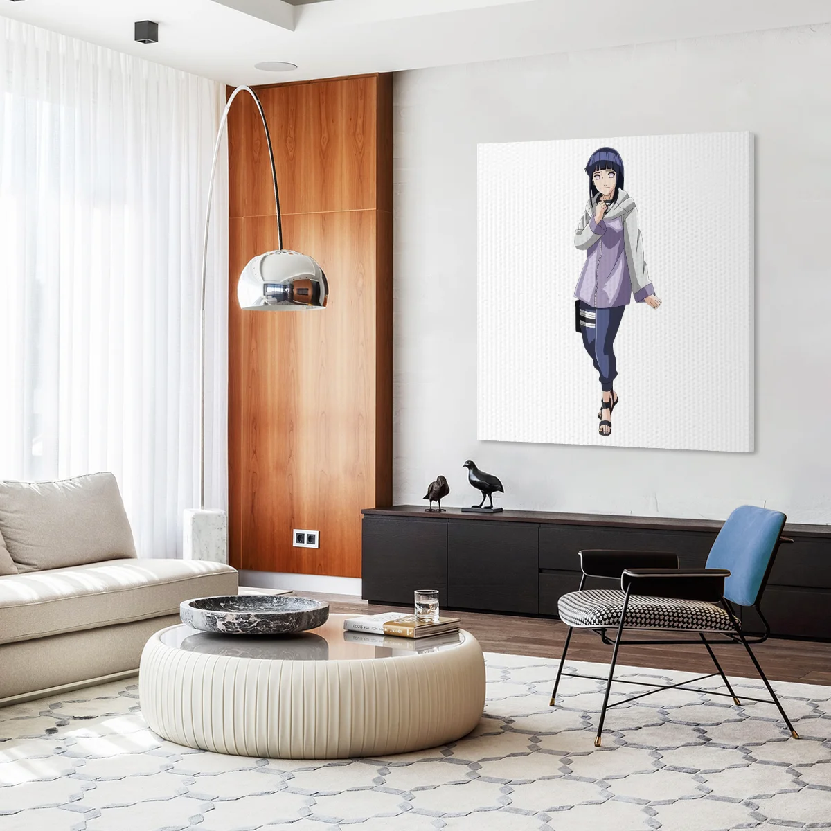 Naruto Hyuga Hinata Canvas Wall Art Anime Character Poster Home Bedroom Decoration Art Print Ideal Gift For Anime Fans Collectors